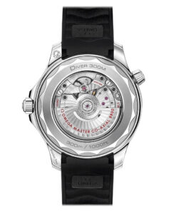 Alternative view of Seamaster Diver 300M 42 mm, steel on rubber strap