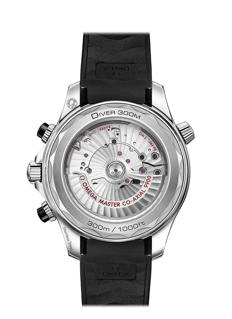 Seamaster Diver 300M 44 mm, steel on rubber strap - Imagen 2