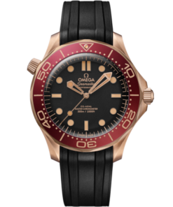 Seamaster Diver 300M 42 mm, Bronze gold on rubber strap
