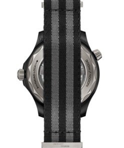 Alternative view of Seamaster Diver 300M 43.5 mm, black ceramic on NATO strap