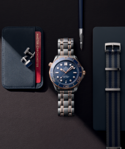 Alternative view of Seamaster Diver 300M 42 mm, steel ‑ Sedna™ gold on steel ‑ Sedna™ gold