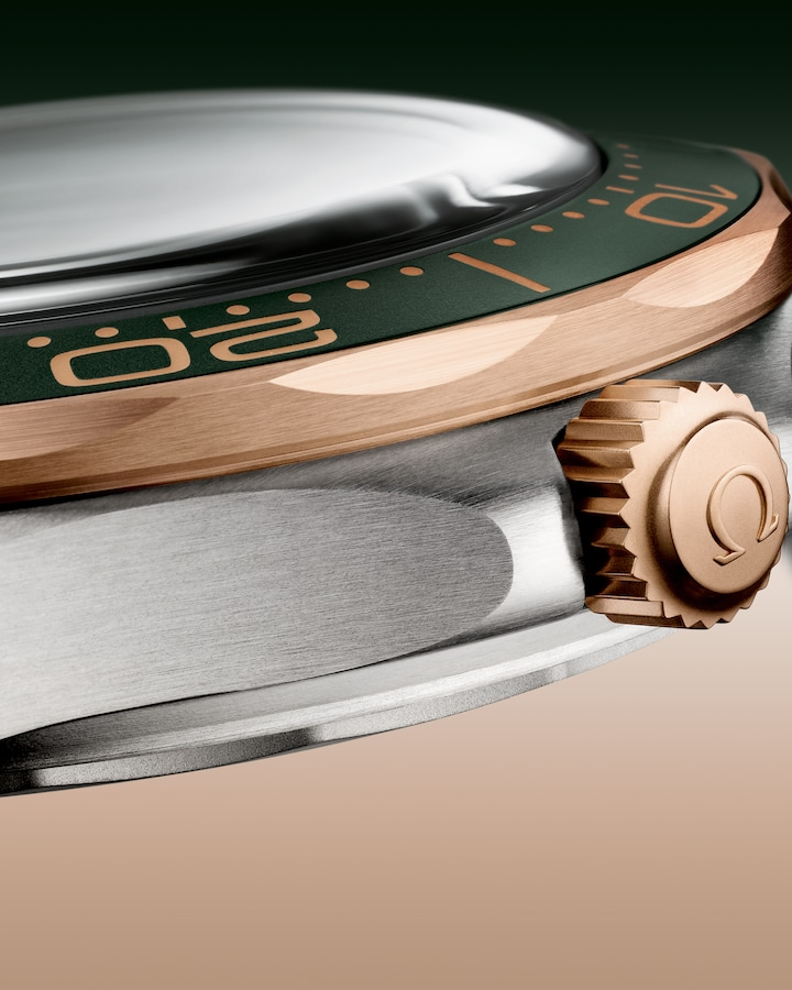 Seamaster Diver 300M 42 mm, titanium ‑ Bronze gold on rubber strap - Image 6