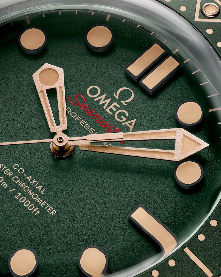 Seamaster Diver 300M 42 mm, titanium ‑ Bronze gold on rubber strap - Image 5