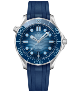 Seamaster Diver 300M 42 mm, steel on rubber strap