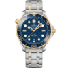 Seamaster Diver 300M 42 mm, steel ‑ yellow gold on steel ‑ yellow gold