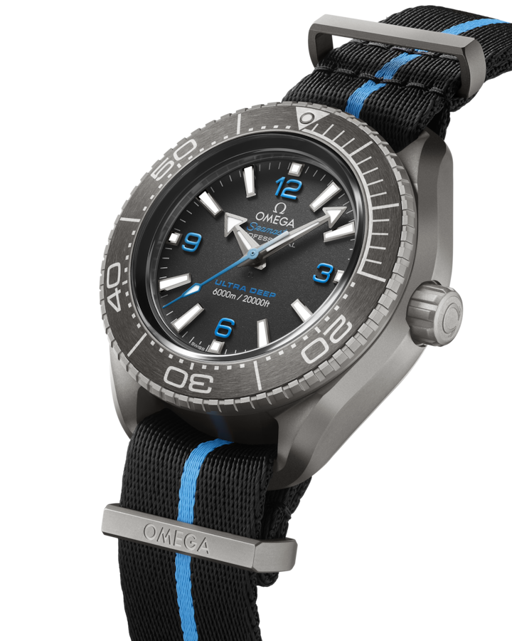 Seamaster Planet Ocean 6000M 45.5 mm, titanium on NATO strap - Image 3