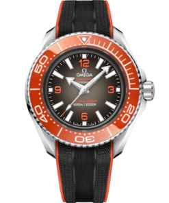 Seamaster Planet Ocean 6000M 45.5 mm, O‑MEGASTEEL on rubber strap