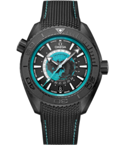 Seamaster Planet Ocean 600M 45.5 mm, black ceramic on rubber strap