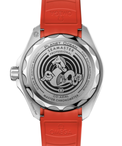 Alternative view of Seamaster Planet Ocean 6000M 45.5 mm, O‑MEGASTEEL on rubber strap