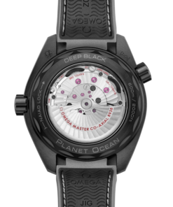 Alternative view of Seamaster Planet Ocean 600M 45.5 mm, black ceramic on rubber strap