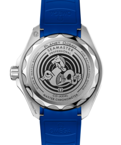 Alternative view of Seamaster Planet Ocean 6000M 45.5 mm, O‑MEGASTEEL on rubber strap