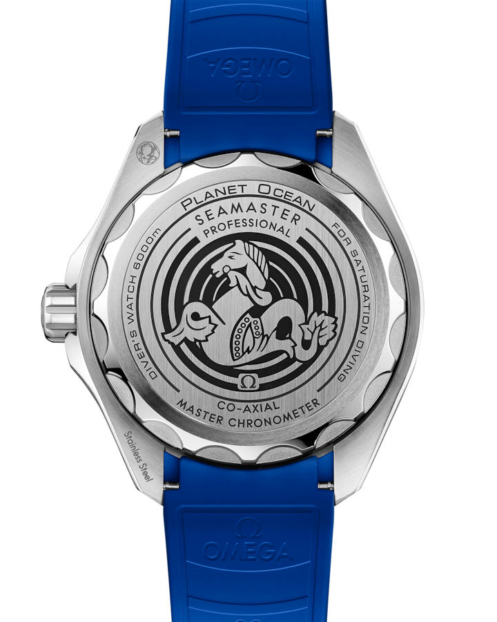 Seamaster Planet Ocean 6000M 45.5 mm, O‑MEGASTEEL on rubber strap - Image 2