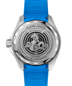 Alternative view of Seamaster Planet Ocean 6000M 45.5 mm, O‑MEGASTEEL on rubber strap