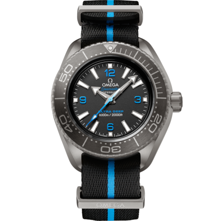 Seamaster Planet Ocean 6000M 45.5 mm, titanium on NATO strap