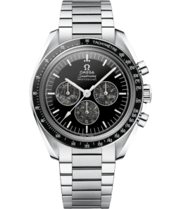 A- Speedmaster Calibre 321 42 mm, platinum on platinum