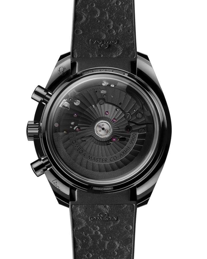 Speedmaster Dark Side of the Moon 44.25 mm, black ceramic on rubber strap - Image 2