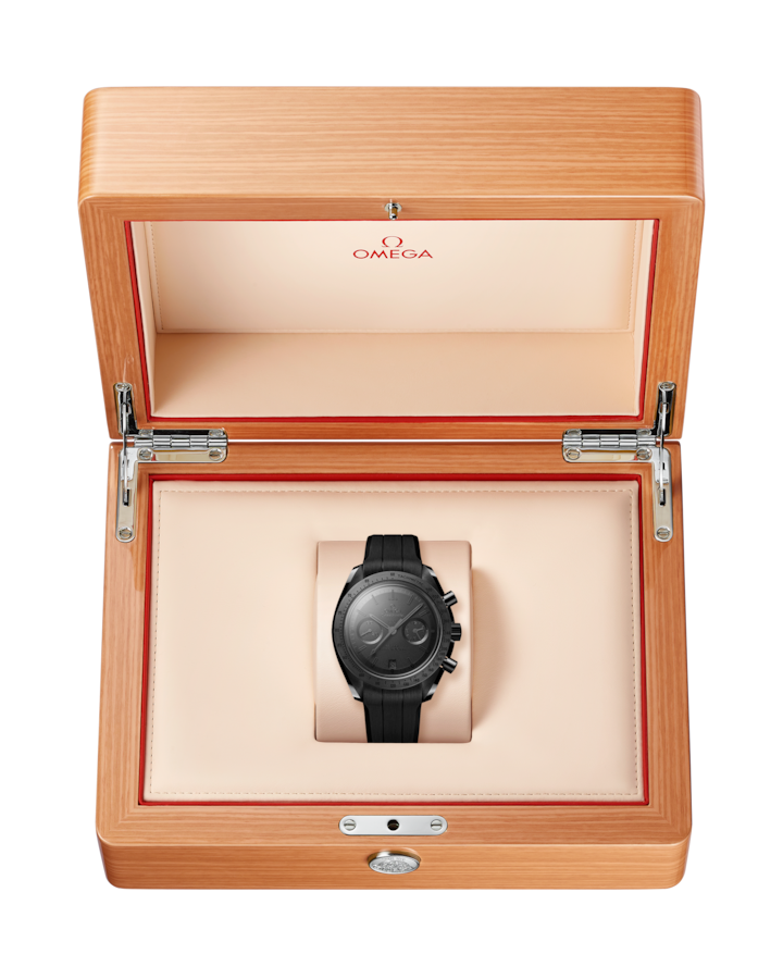 Speedmaster Dark Side of the Moon 44.25 mm, black ceramic on rubber strap - Image 6
