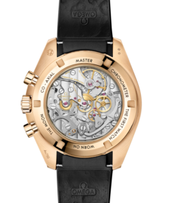 Alternative view of Speedmaster Moonwatch Professional 42 mm, Moonshine™ gold on rubber strap