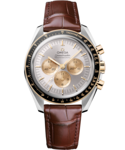 Speedmaster Moonwatch Professional 42 mm, steel ‑ Moonshine™ gold on alligator