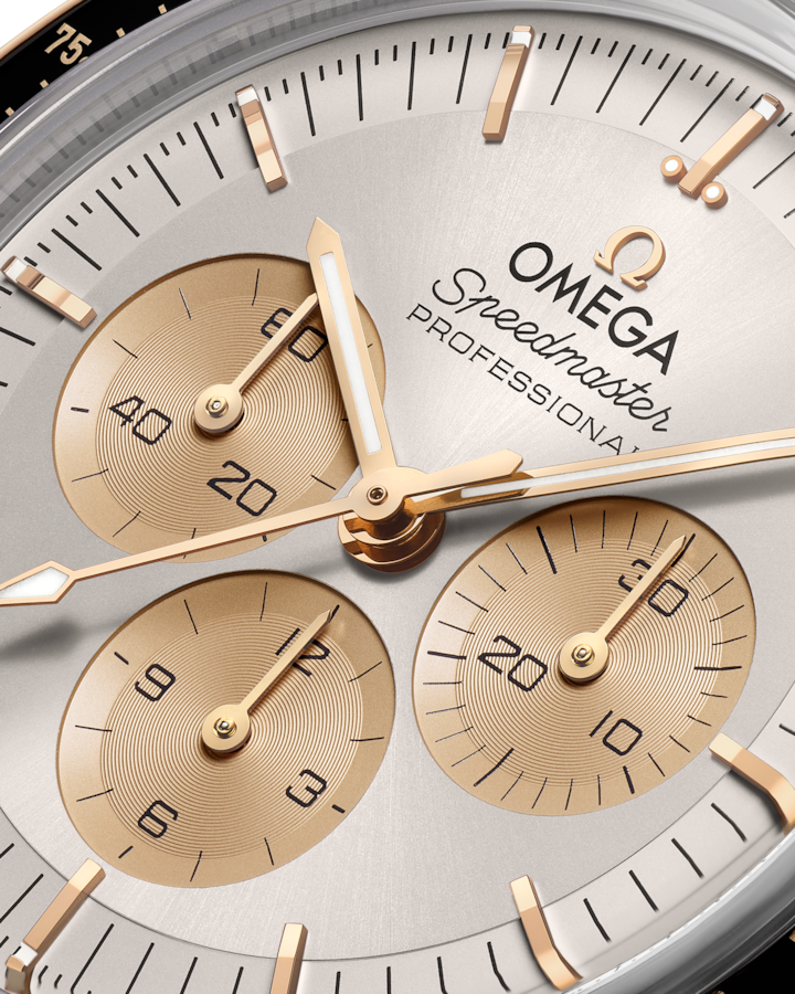Speedmaster Moonwatch Professional 42 mm, steel ‑ Moonshine™ gold on alligator - Image 4