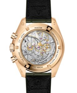 Alternative view of Speedmaster Moonwatch Professional 42 mm, Moonshine™ gold on leather strap