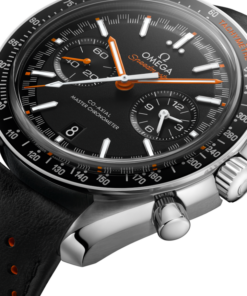 Alternative view of Speedmaster Racing 44.25 mm, steel on leather strap