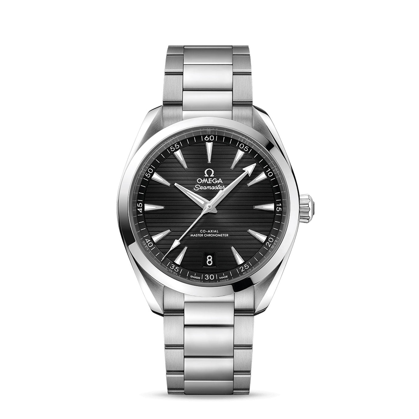 A- Seamaster Aqua Terra 150M 38 mm, steel on steel