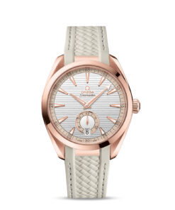 Seamaster Aqua Terra 150M 41 mm, Sedna™ gold on rubber strap