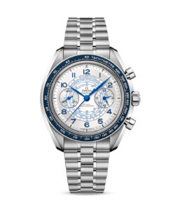 Speedmaster Chronoscope 43 mm, steel on steel