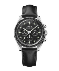 Speedmaster Moonwatch Professional 42 mm, steel on leather strap