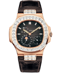 Patek Philippe Nautilus Rose Gold with Diamond Bezel 5724R-001