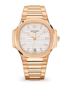 Nautilus Ladies Automatic Watch, 18k Rose Gold, 35,2mm