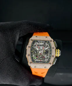 Vista alternativa de Richard Mille RM 11-03 Rose Gold – Skeleton Dial 45mm