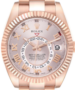 Alternative view of Rolex Sky-Dweller 18K Rose Gold Oyster